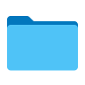 blue folder